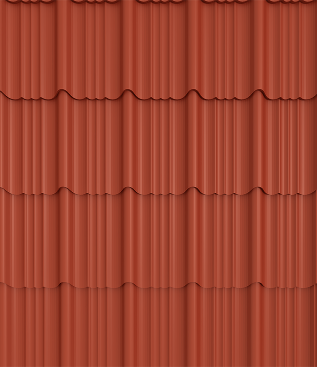 Trinity Versatile Roofing Sheet -Tile Red1 28G Matte