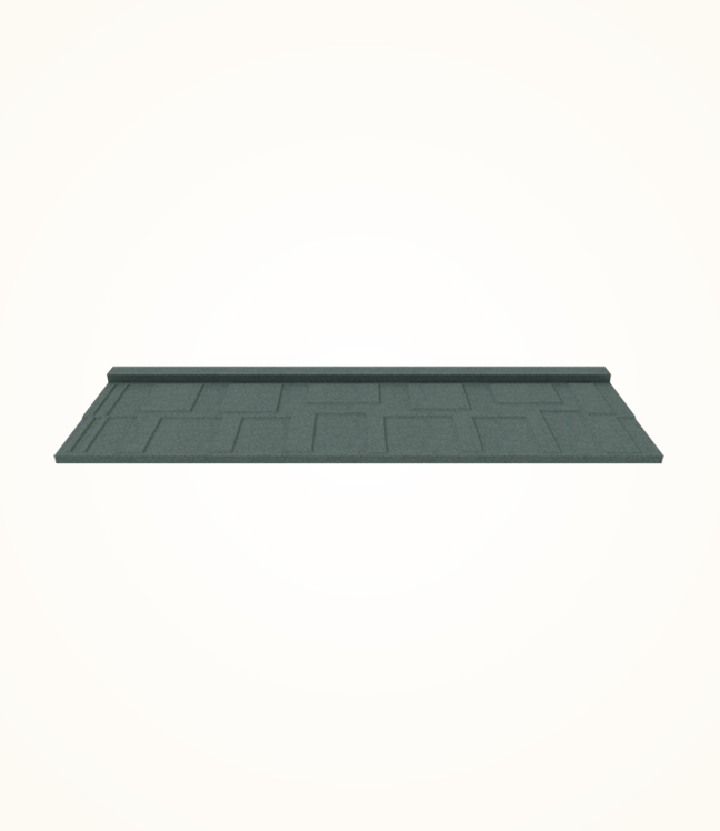 Stone Coated Shingle Roofing Tiles - Forest Green