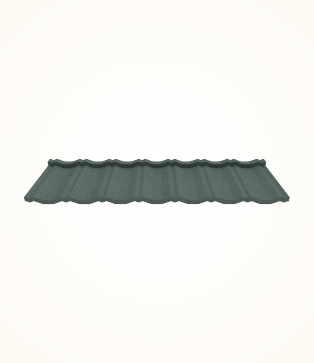 Stone Coated Classic Roofing Tiles - Forest Green