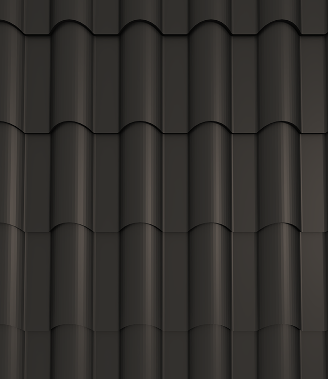 Trinity Eurotile Roofing Sheet - Charcoal Grey1 28G Matte