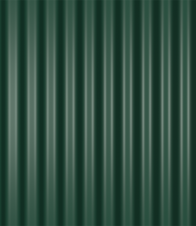 Corrugated Roofing Sheet - Forest Green1 28G Matte
