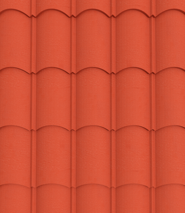 Trinity Orientile Roofing Sheet - Tile Red1 28G Matte